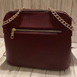 Purple crossbody bag